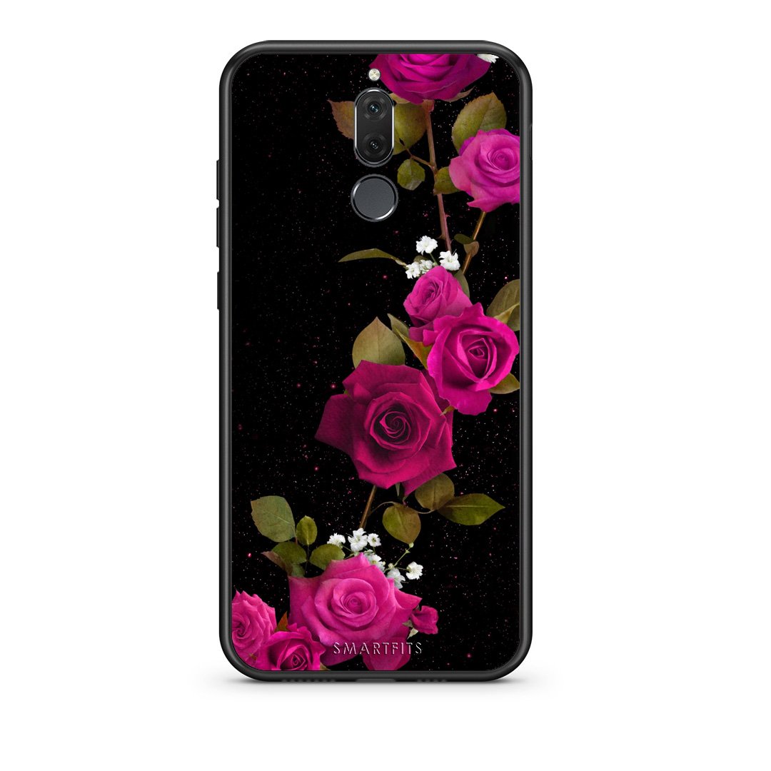 4 - huawei mate 10 lite Red Roses Flower case, cover, bumper