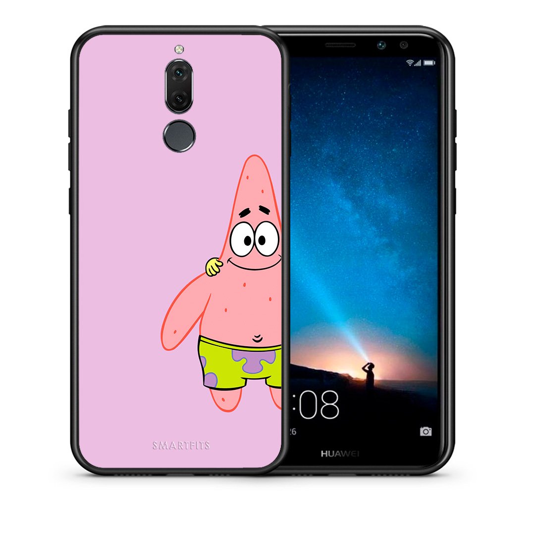 Θήκη Huawei Mate 10 Lite  Friends Patrick από τη Smartfits με σχέδιο στο πίσω μέρος και μαύρο περίβλημα | Huawei Mate 10 Lite  Friends Patrick case with colorful back and black bezels