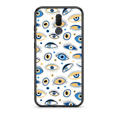 huawei mate 10 lite Ftou Ftou θήκη από τη Smartfits με σχέδιο στο πίσω μέρος και μαύρο περίβλημα | Smartphone case with colorful back and black bezels by Smartfits