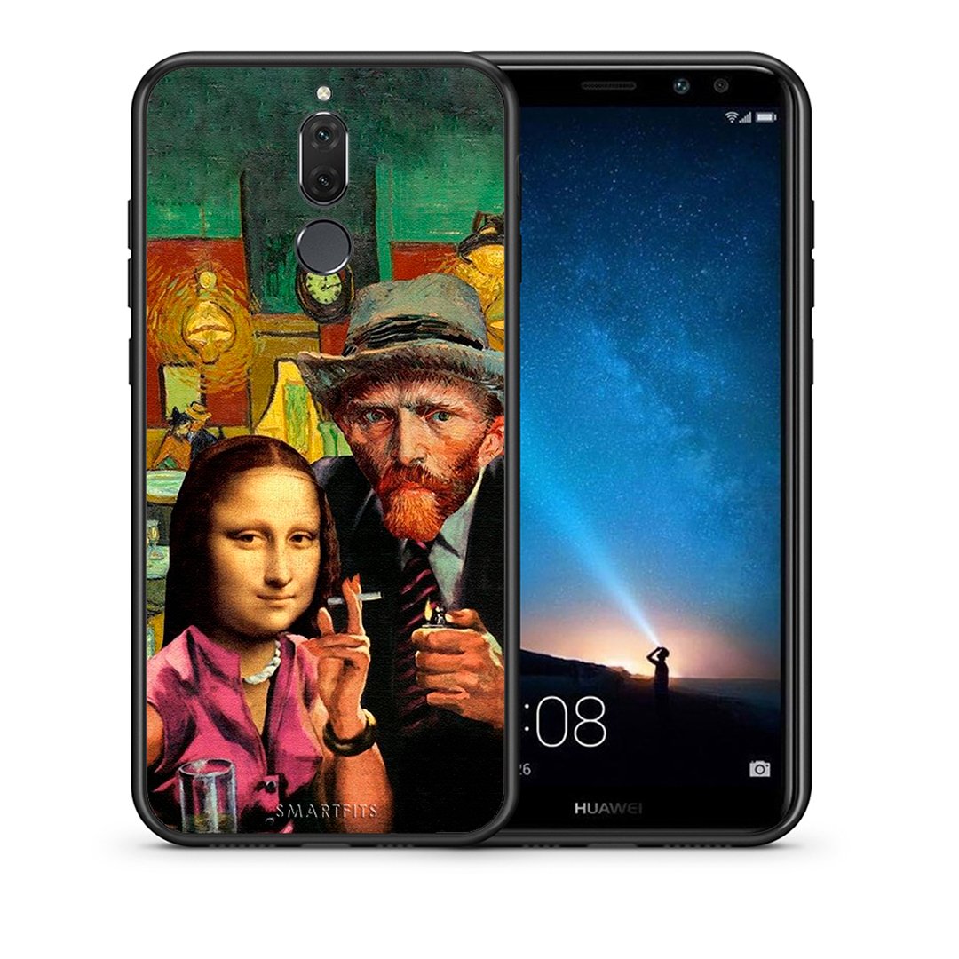 Θήκη Huawei Mate 10 Lite Funny Art από τη Smartfits με σχέδιο στο πίσω μέρος και μαύρο περίβλημα | Huawei Mate 10 Lite Funny Art case with colorful back and black bezels