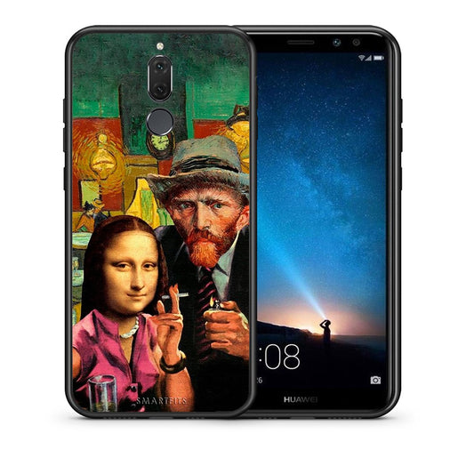Θήκη Huawei Mate 10 Lite Funny Art από τη Smartfits με σχέδιο στο πίσω μέρος και μαύρο περίβλημα | Huawei Mate 10 Lite Funny Art case with colorful back and black bezels