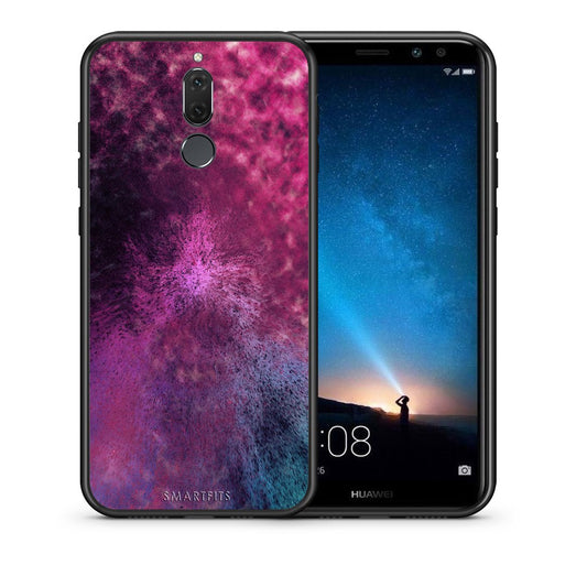 Θήκη Huawei Mate 10 Lite Aurora Galaxy από τη Smartfits με σχέδιο στο πίσω μέρος και μαύρο περίβλημα | Huawei Mate 10 Lite Aurora Galaxy case with colorful back and black bezels