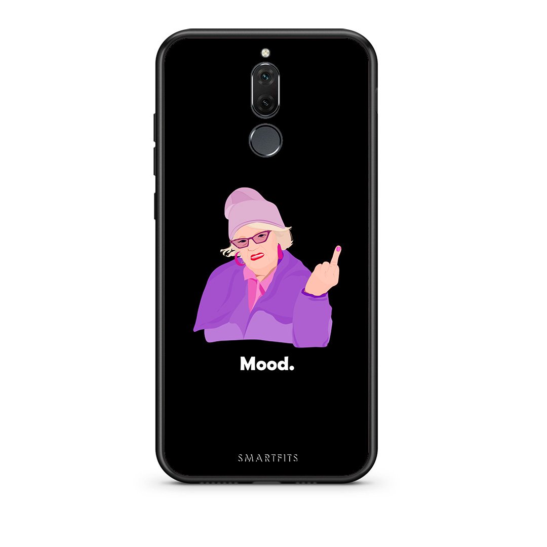 huawei mate 10 lite Grandma Mood Black θήκη από τη Smartfits με σχέδιο στο πίσω μέρος και μαύρο περίβλημα | Smartphone case with colorful back and black bezels by Smartfits