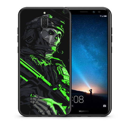Θήκη Αγίου Βαλεντίνου Huawei Mate 10 Lite Green Soldier από τη Smartfits με σχέδιο στο πίσω μέρος και μαύρο περίβλημα | Huawei Mate 10 Lite Green Soldier case with colorful back and black bezels