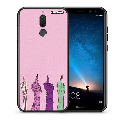 Θήκη Huawei Mate 10 Lite Halloween Be A Lady από τη Smartfits με σχέδιο στο πίσω μέρος και μαύρο περίβλημα | Huawei Mate 10 Lite Halloween Be A Lady case with colorful back and black bezels