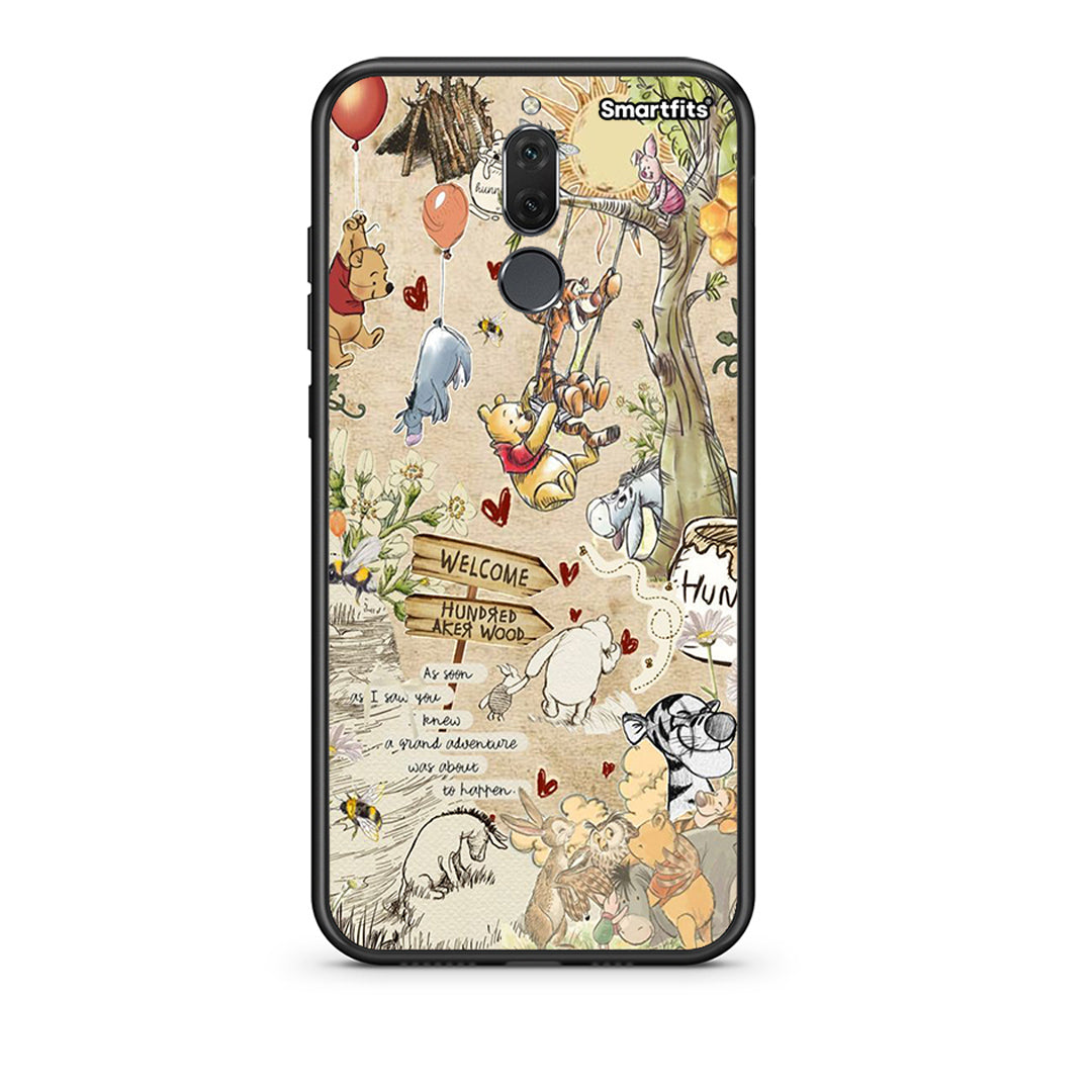 huawei mate 10 lite Happy Friends θήκη από τη Smartfits με σχέδιο στο πίσω μέρος και μαύρο περίβλημα | Smartphone case with colorful back and black bezels by Smartfits