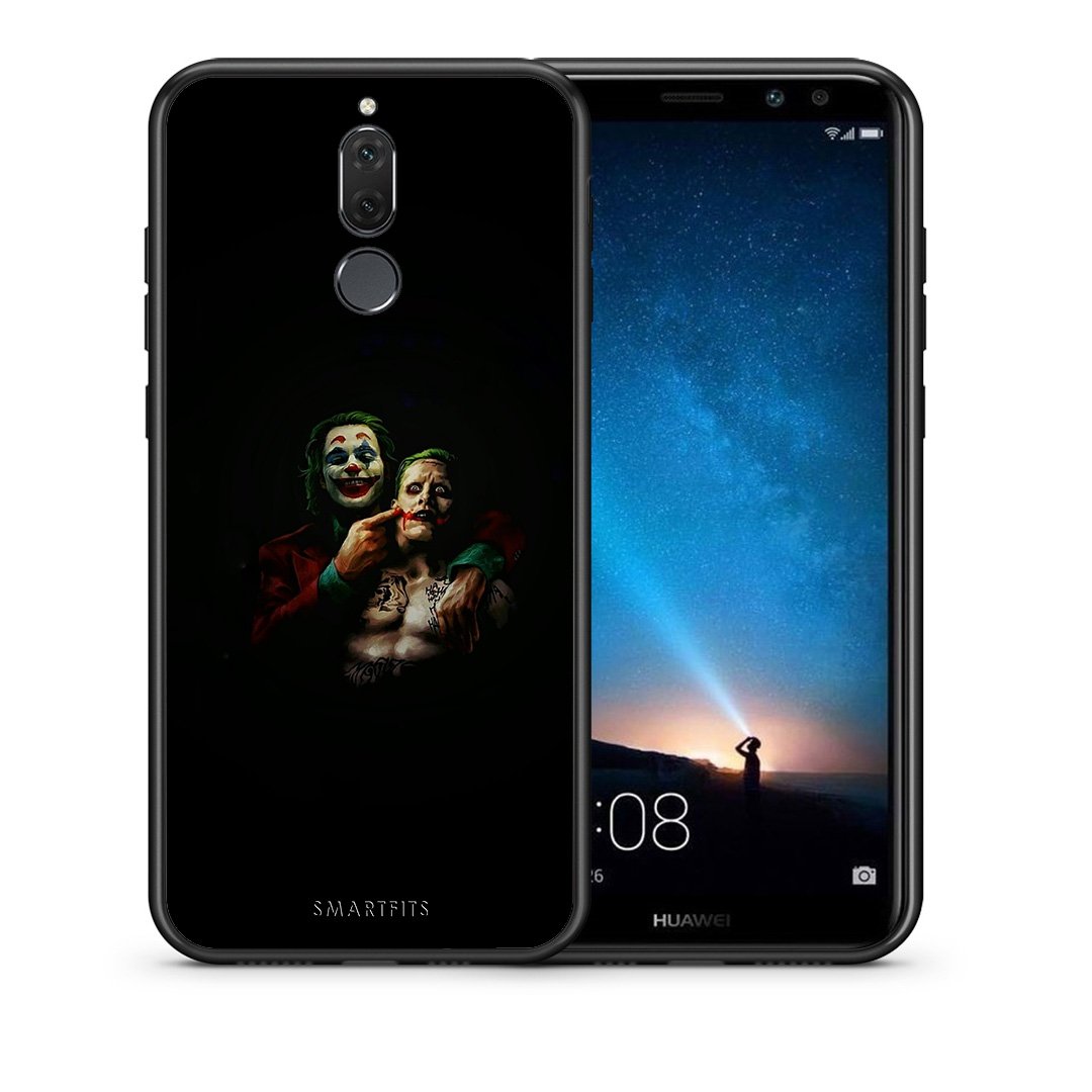Θήκη Huawei Mate 10 Lite Clown Hero από τη Smartfits με σχέδιο στο πίσω μέρος και μαύρο περίβλημα | Huawei Mate 10 Lite Clown Hero case with colorful back and black bezels