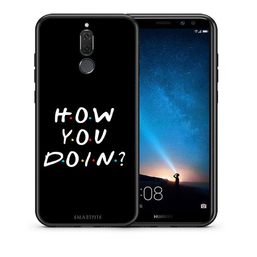 Θήκη Huawei Mate 10 Lite How You Doin από τη Smartfits με σχέδιο στο πίσω μέρος και μαύρο περίβλημα | Huawei Mate 10 Lite How You Doin case with colorful back and black bezels