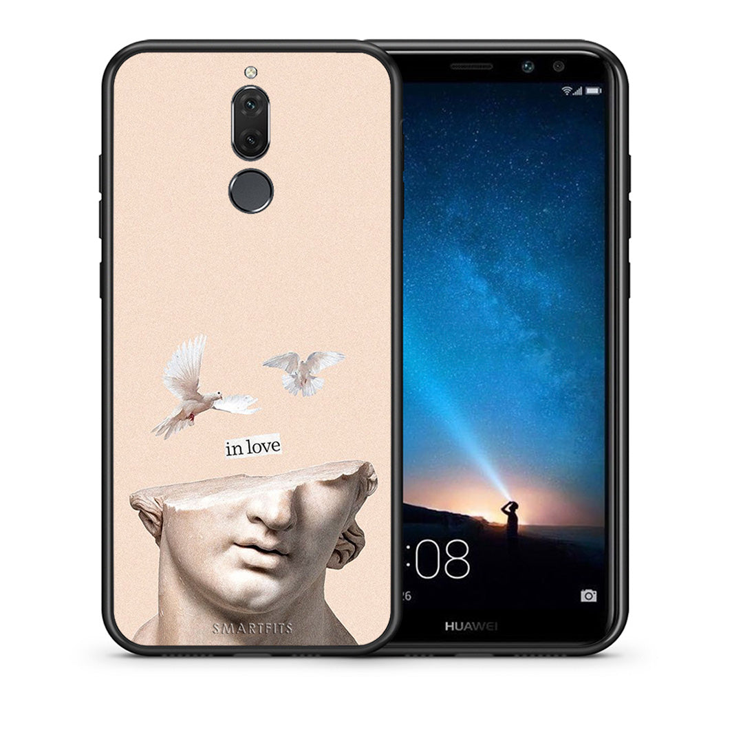 Θήκη Huawei Mate 10 Lite In Love από τη Smartfits με σχέδιο στο πίσω μέρος και μαύρο περίβλημα | Huawei Mate 10 Lite In Love case with colorful back and black bezels