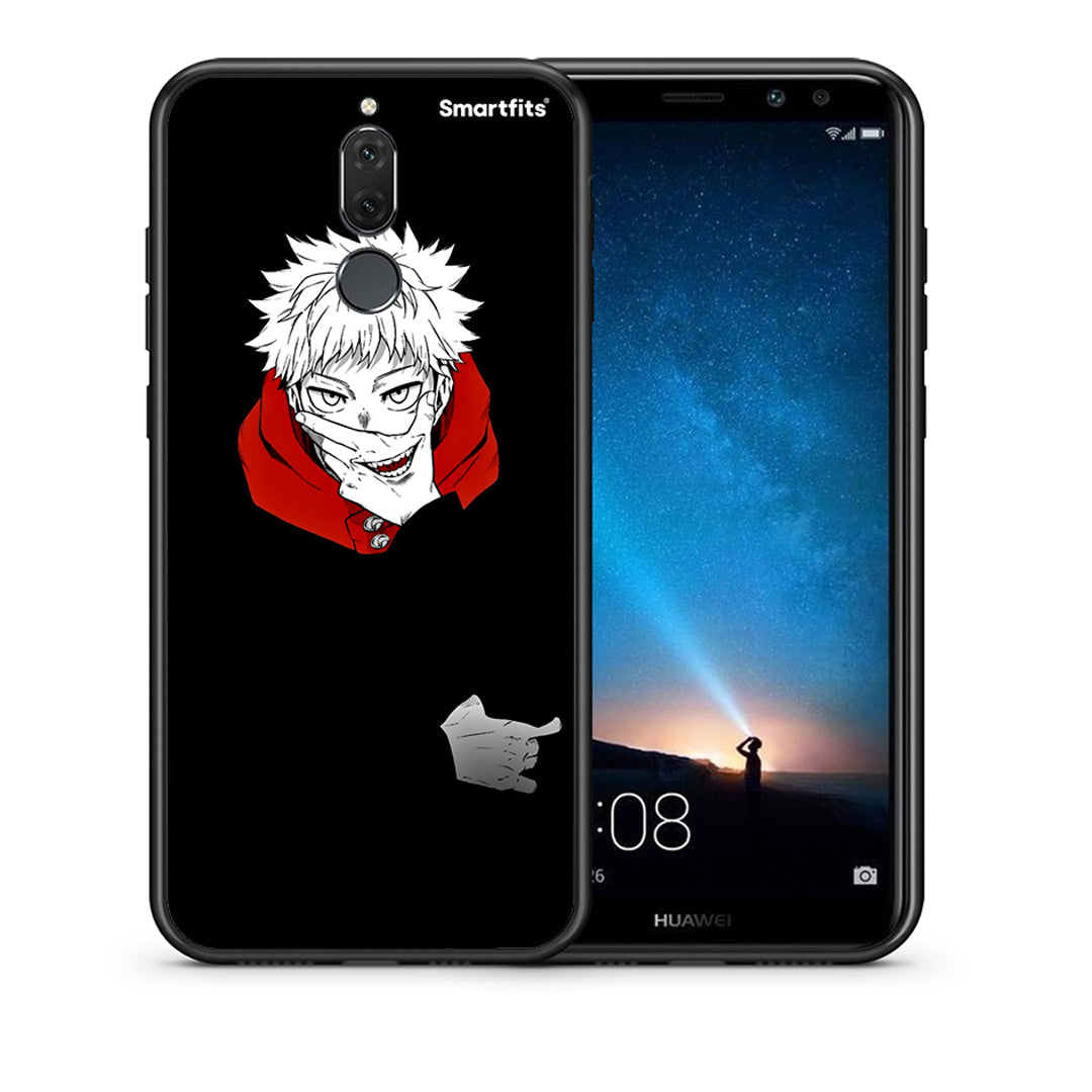 Θήκη Huawei Mate 10 Lite Itadori Anime από τη Smartfits με σχέδιο στο πίσω μέρος και μαύρο περίβλημα | Huawei Mate 10 Lite Itadori Anime case with colorful back and black bezels