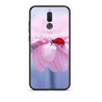Thumbnail for huawei mate 10 lite Ladybug Flower θήκη από τη Smartfits με σχέδιο στο πίσω μέρος και μαύρο περίβλημα | Smartphone case with colorful back and black bezels by Smartfits