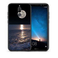 Thumbnail for Θήκη Huawei Mate 10 Lite Moon Landscape από τη Smartfits με σχέδιο στο πίσω μέρος και μαύρο περίβλημα | Huawei Mate 10 Lite Moon Landscape case with colorful back and black bezels