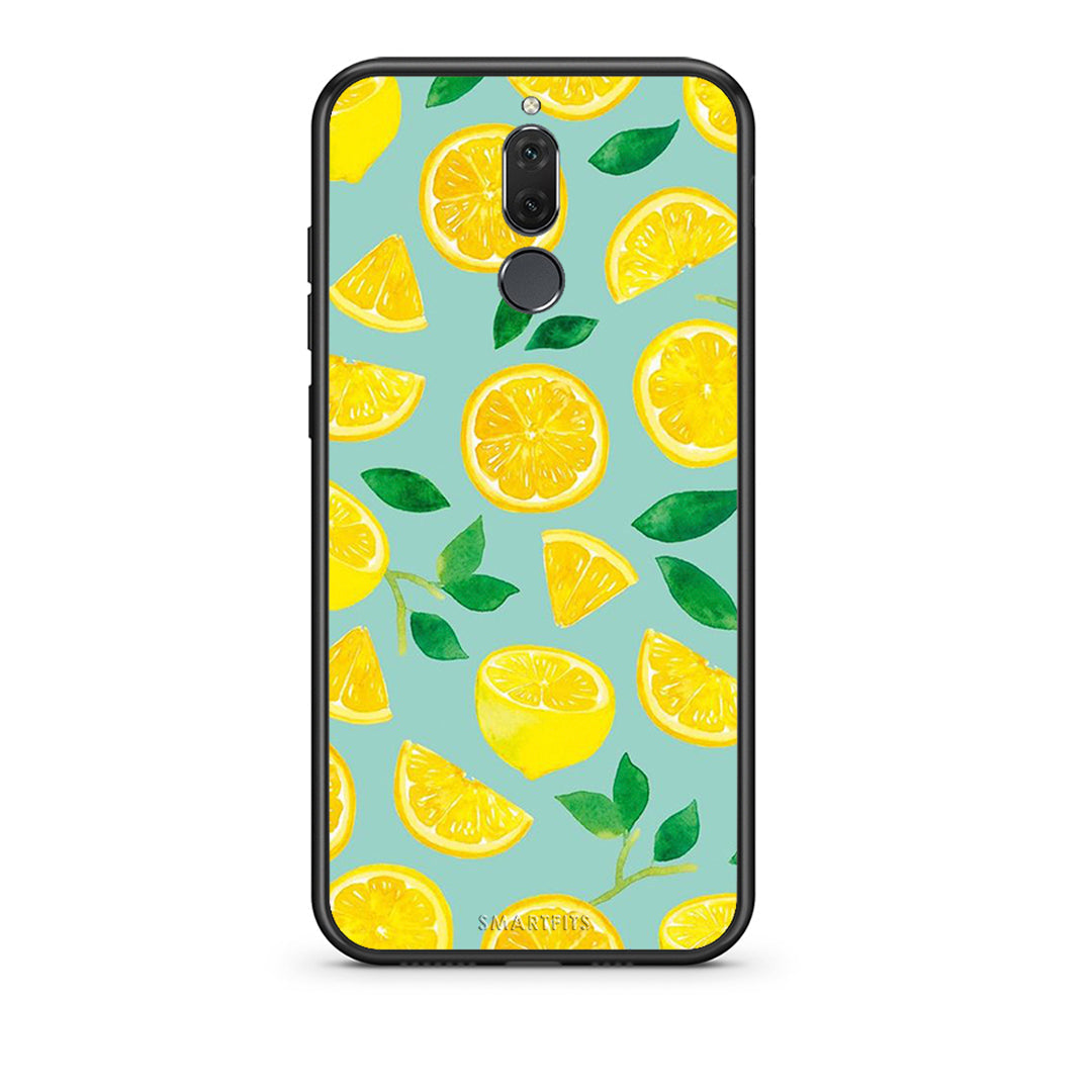 huawei mate 10 lite Lemons θήκη από τη Smartfits με σχέδιο στο πίσω μέρος και μαύρο περίβλημα | Smartphone case with colorful back and black bezels by Smartfits