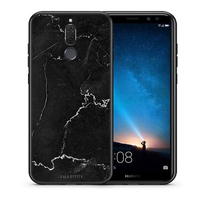 Θήκη Huawei Mate 10 Lite Marble Black από τη Smartfits με σχέδιο στο πίσω μέρος και μαύρο περίβλημα | Huawei Mate 10 Lite Marble Black case with colorful back and black bezels