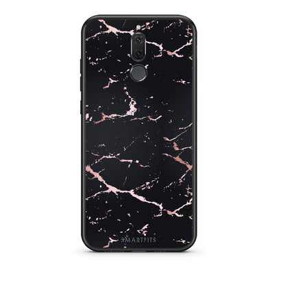 4 - huawei mate 10 lite Black Rosegold Marble case, cover, bumper