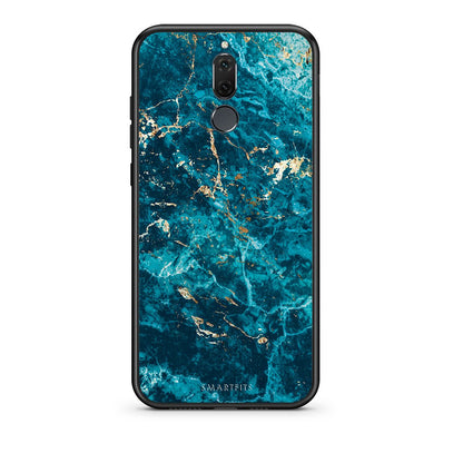 huawei mate 10 lite Marble Blue θήκη από τη Smartfits με σχέδιο στο πίσω μέρος και μαύρο περίβλημα | Smartphone case with colorful back and black bezels by Smartfits