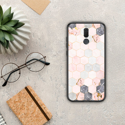 Marble Hexagon Pink - Huawei Mate 10 Lite θήκη