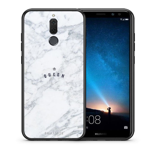 Θήκη Huawei Mate 10 Lite Queen Marble από τη Smartfits με σχέδιο στο πίσω μέρος και μαύρο περίβλημα | Huawei Mate 10 Lite Queen Marble case with colorful back and black bezels