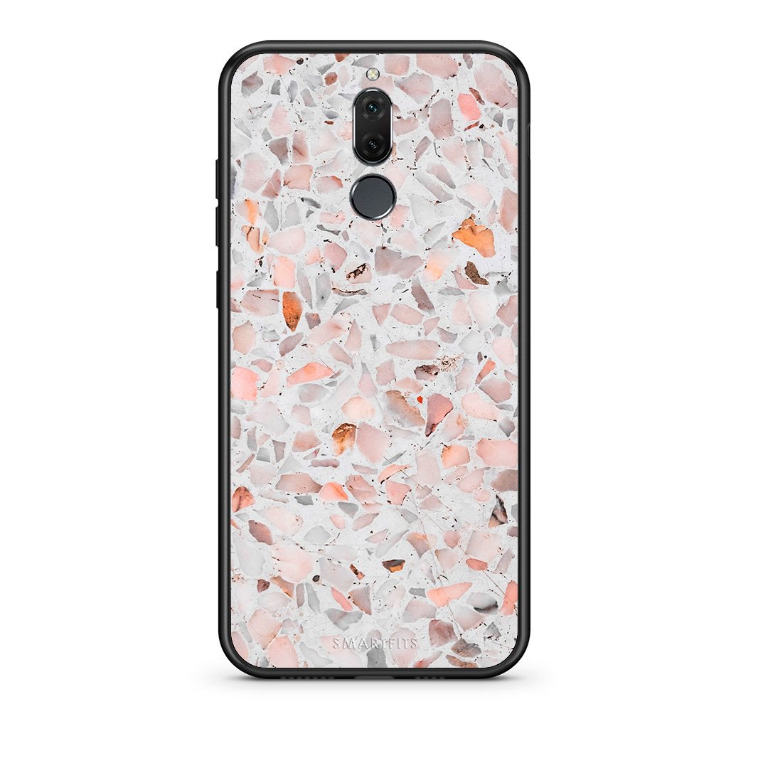 huawei mate 10 lite Marble Terrazzo θήκη από τη Smartfits με σχέδιο στο πίσω μέρος και μαύρο περίβλημα | Smartphone case with colorful back and black bezels by Smartfits