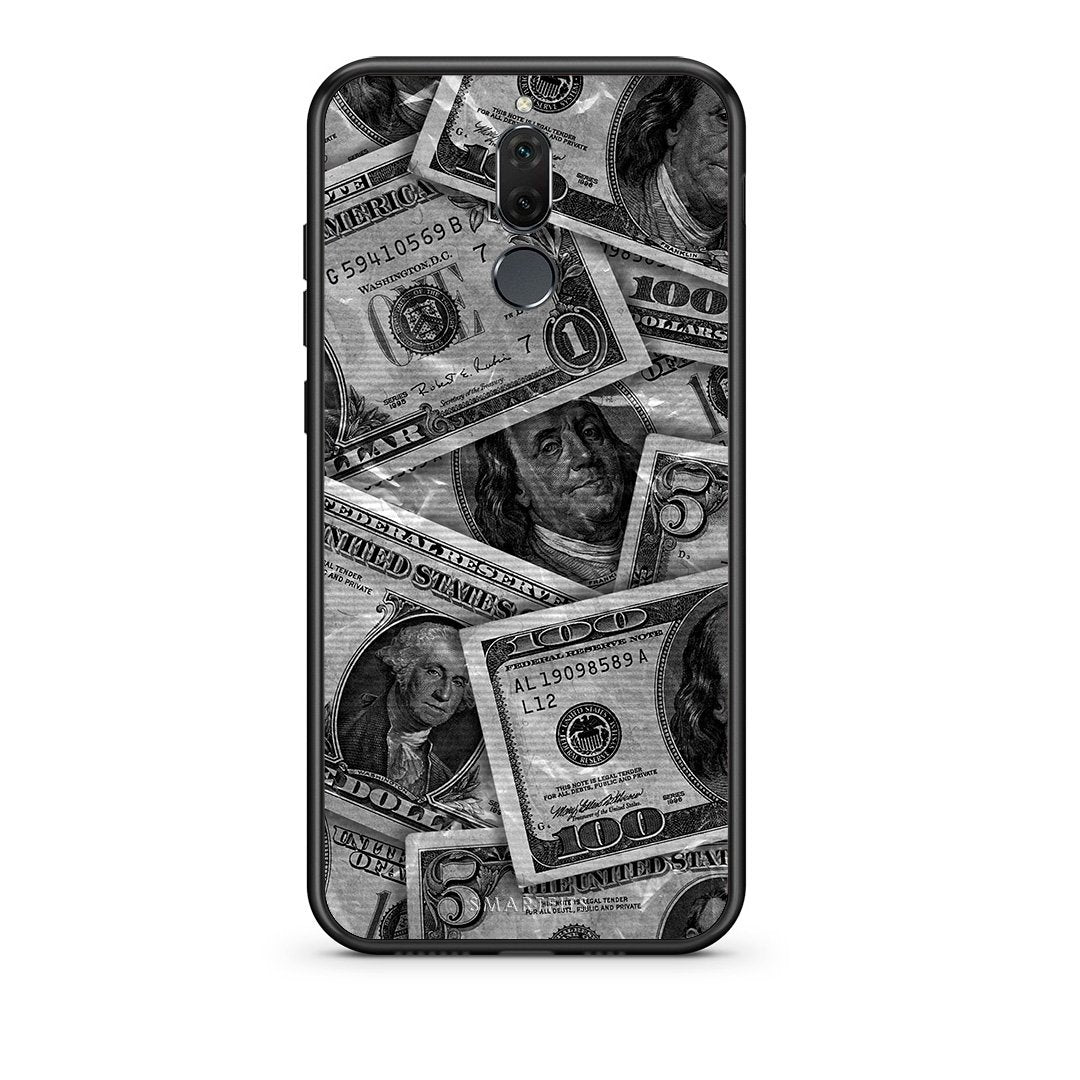 huawei mate 10 lite Money Dollars θήκη από τη Smartfits με σχέδιο στο πίσω μέρος και μαύρο περίβλημα | Smartphone case with colorful back and black bezels by Smartfits