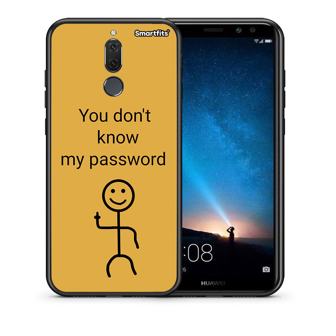 Θήκη Huawei Mate 10 Lite My Password από τη Smartfits με σχέδιο στο πίσω μέρος και μαύρο περίβλημα | Huawei Mate 10 Lite My Password case with colorful back and black bezels