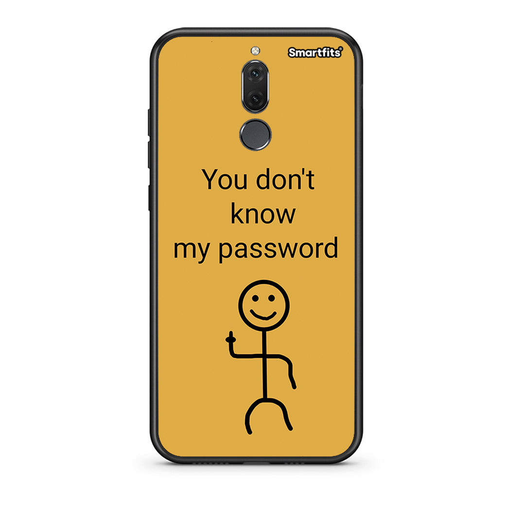 huawei mate 10 lite My Password Θήκη από τη Smartfits με σχέδιο στο πίσω μέρος και μαύρο περίβλημα | Smartphone case with colorful back and black bezels by Smartfits