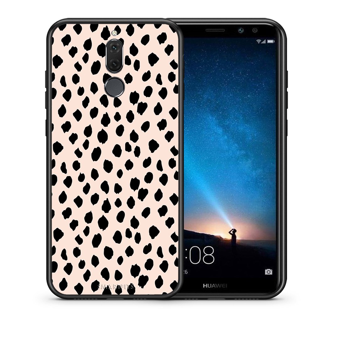 Θήκη Huawei Mate 10 Lite New Polka Dots από τη Smartfits με σχέδιο στο πίσω μέρος και μαύρο περίβλημα | Huawei Mate 10 Lite New Polka Dots case with colorful back and black bezels