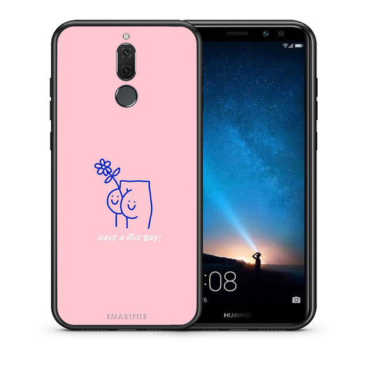 Θήκη Huawei Mate 10 Lite Nice Day από τη Smartfits με σχέδιο στο πίσω μέρος και μαύρο περίβλημα | Huawei Mate 10 Lite Nice Day case with colorful back and black bezels