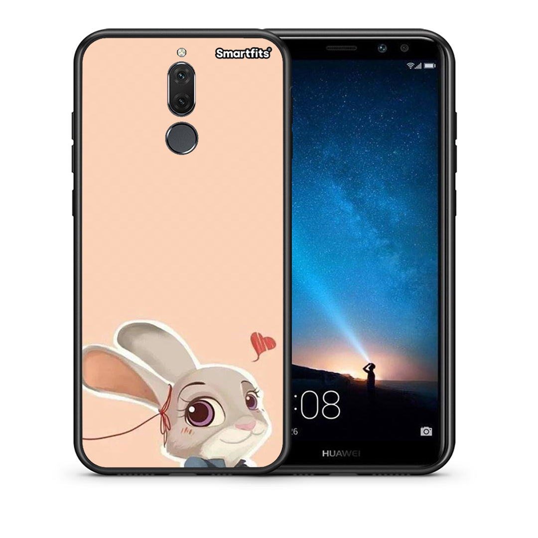 Θήκη Huawei Mate 10 Lite Nick Wilde And Judy Hopps Love 2 από τη Smartfits με σχέδιο στο πίσω μέρος και μαύρο περίβλημα | Huawei Mate 10 Lite Nick Wilde And Judy Hopps Love 2 case with colorful back and black bezels