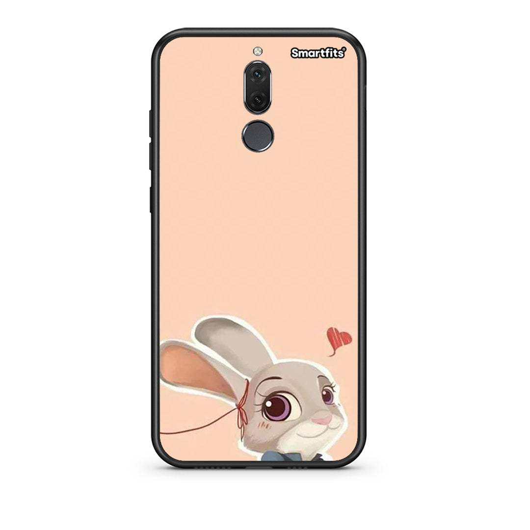 huawei mate 10 lite Nick Wilde And Judy Hopps Love 2 θήκη από τη Smartfits με σχέδιο στο πίσω μέρος και μαύρο περίβλημα | Smartphone case with colorful back and black bezels by Smartfits