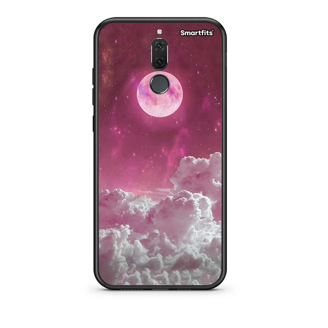 huawei mate 10 lite Pink Moon Θήκη από τη Smartfits με σχέδιο στο πίσω μέρος και μαύρο περίβλημα | Smartphone case with colorful back and black bezels by Smartfits