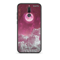 Thumbnail for huawei mate 10 lite Pink Moon Θήκη από τη Smartfits με σχέδιο στο πίσω μέρος και μαύρο περίβλημα | Smartphone case with colorful back and black bezels by Smartfits