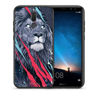 Thumbnail for Θήκη Huawei Mate 10 Lite Lion Designer PopArt από τη Smartfits με σχέδιο στο πίσω μέρος και μαύρο περίβλημα | Huawei Mate 10 Lite Lion Designer PopArt case with colorful back and black bezels