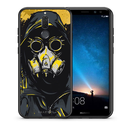 Θήκη Huawei Mate 10 Lite Mask PopArt από τη Smartfits με σχέδιο στο πίσω μέρος και μαύρο περίβλημα | Huawei Mate 10 Lite Mask PopArt case with colorful back and black bezels