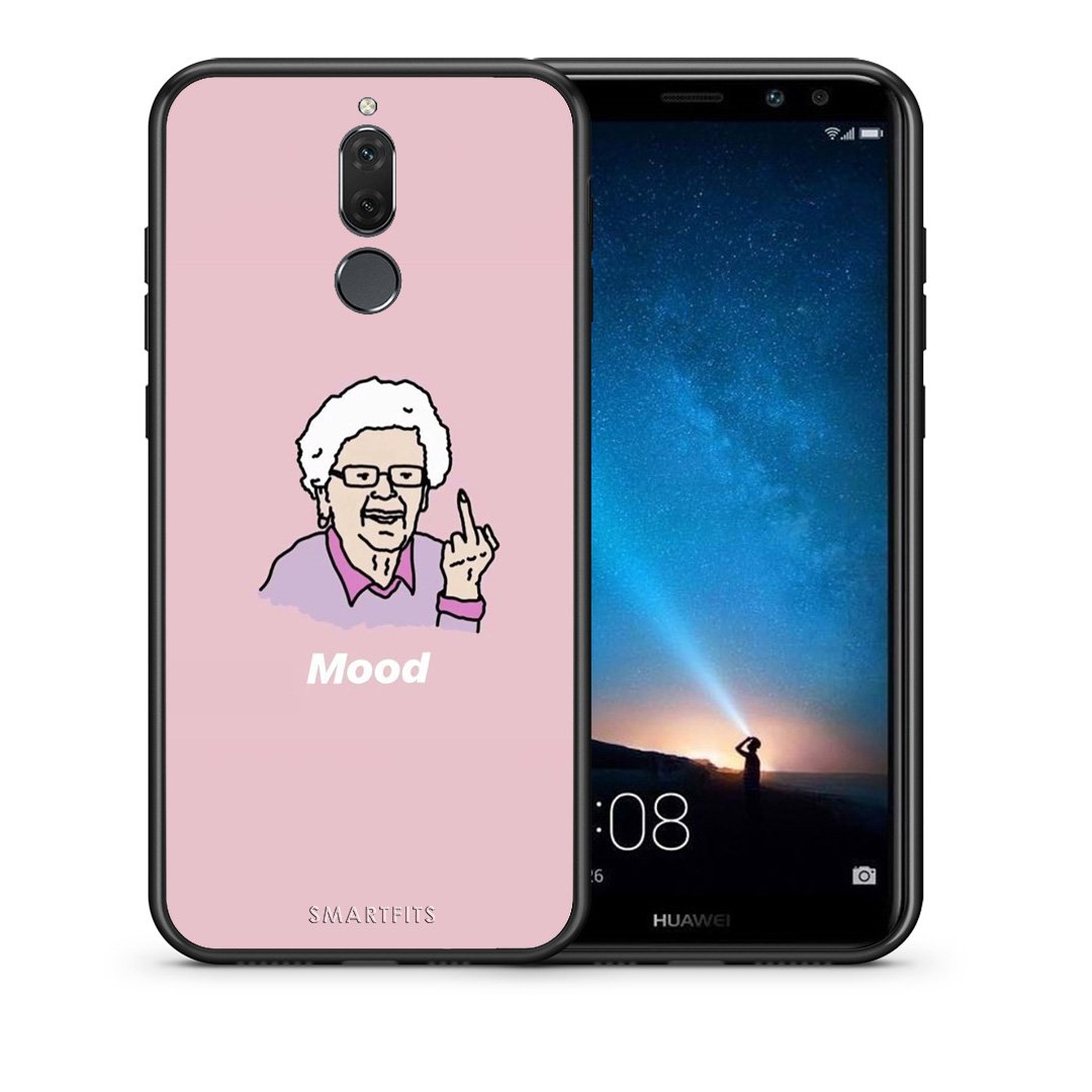 Θήκη Huawei Mate 10 Lite Mood PopArt από τη Smartfits με σχέδιο στο πίσω μέρος και μαύρο περίβλημα | Huawei Mate 10 Lite Mood PopArt case with colorful back and black bezels