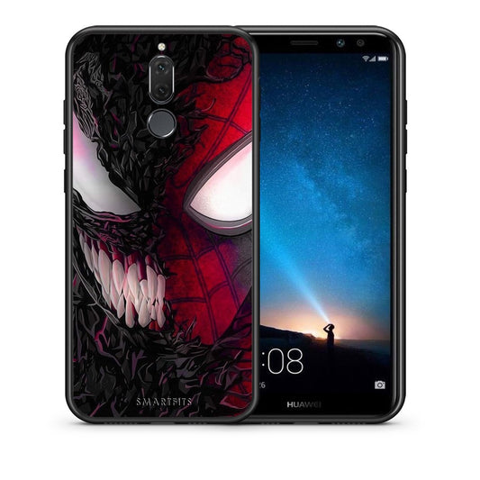 Θήκη Huawei Mate 10 Lite SpiderVenom PopArt από τη Smartfits με σχέδιο στο πίσω μέρος και μαύρο περίβλημα | Huawei Mate 10 Lite SpiderVenom PopArt case with colorful back and black bezels