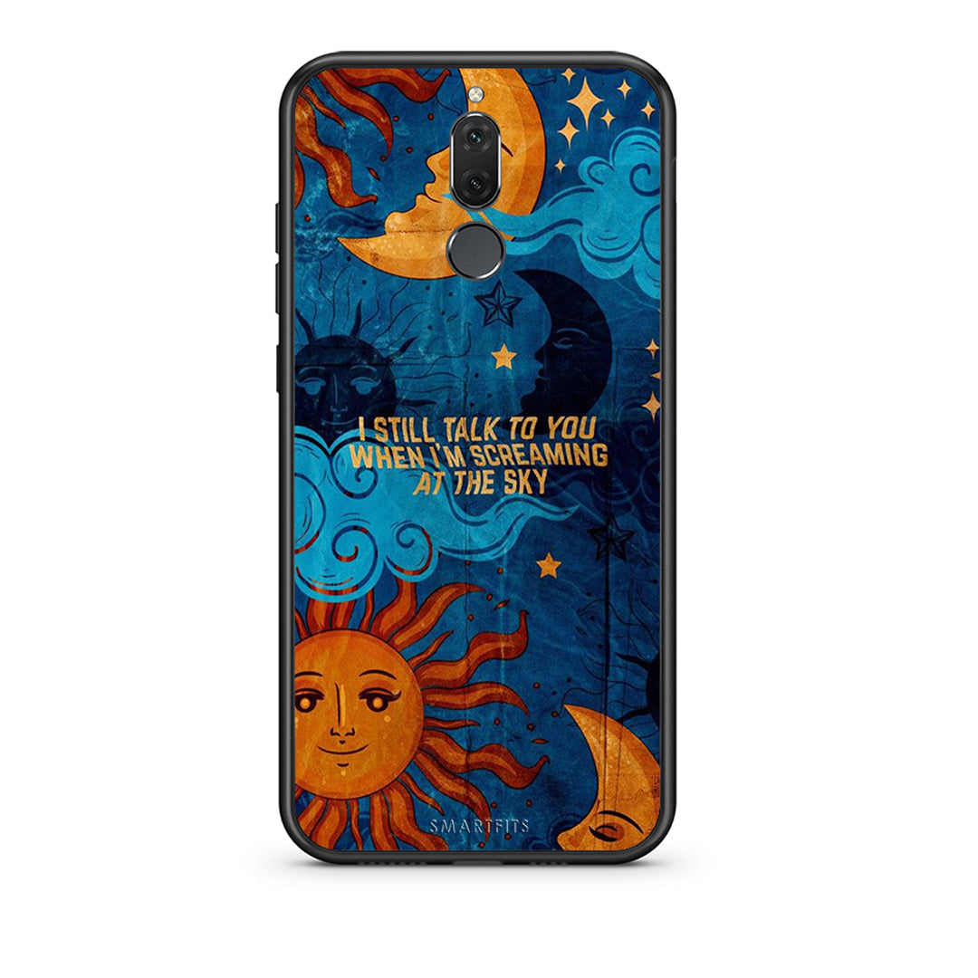 huawei mate 10 lite Screaming Sky θήκη από τη Smartfits με σχέδιο στο πίσω μέρος και μαύρο περίβλημα | Smartphone case with colorful back and black bezels by Smartfits