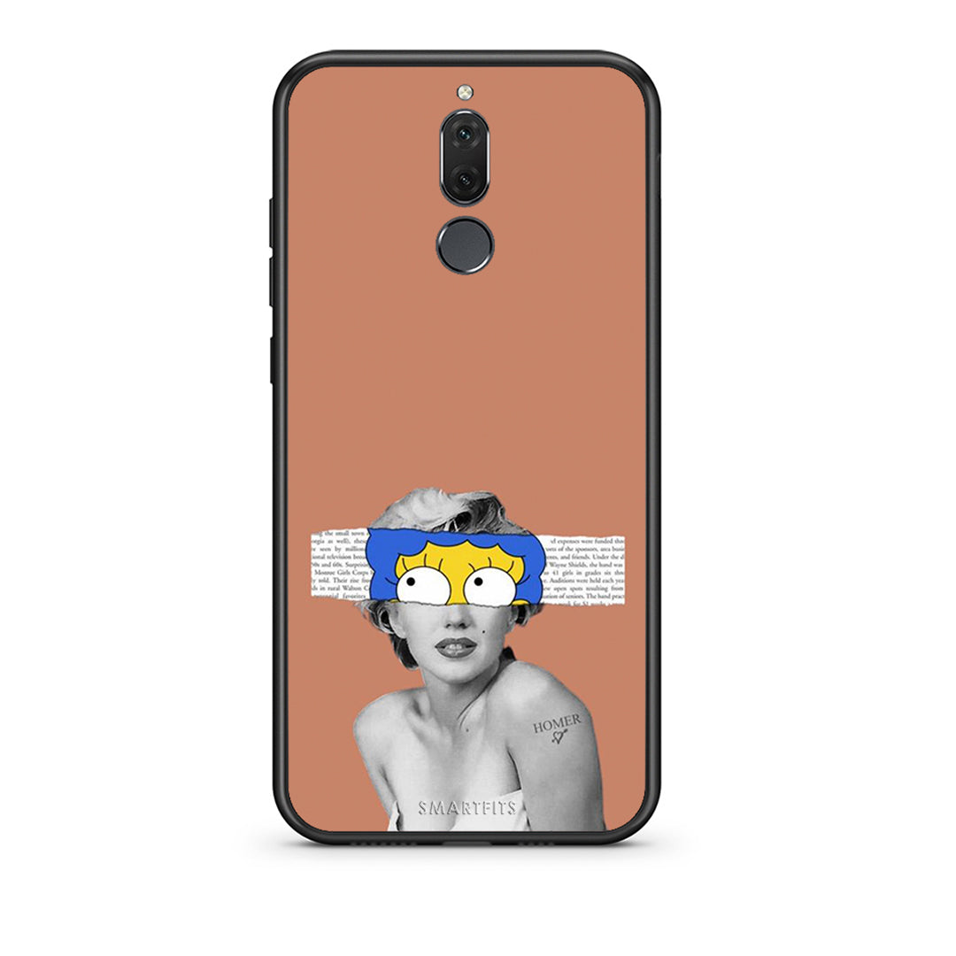 huawei mate 10 lite Sim Merilyn θήκη από τη Smartfits με σχέδιο στο πίσω μέρος και μαύρο περίβλημα | Smartphone case with colorful back and black bezels by Smartfits