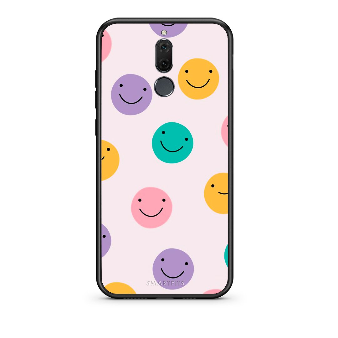 huawei mate 10 lite Smiley Faces θήκη από τη Smartfits με σχέδιο στο πίσω μέρος και μαύρο περίβλημα | Smartphone case with colorful back and black bezels by Smartfits