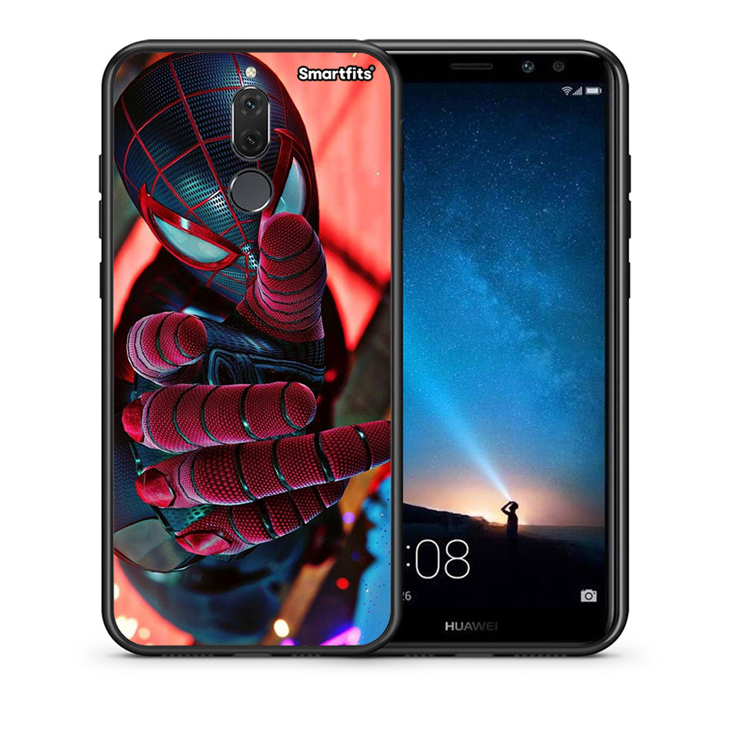 Θήκη Huawei Mate 10 Lite Spider Hand από τη Smartfits με σχέδιο στο πίσω μέρος και μαύρο περίβλημα | Huawei Mate 10 Lite Spider Hand case with colorful back and black bezels