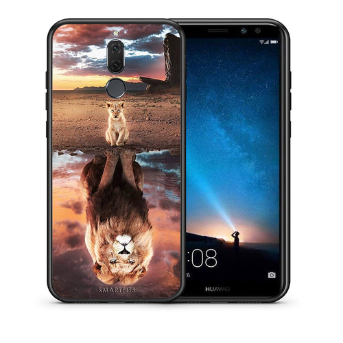 Θήκη Αγίου Βαλεντίνου Huawei Mate 10 Lite Sunset Dreams από τη Smartfits με σχέδιο στο πίσω μέρος και μαύρο περίβλημα | Huawei Mate 10 Lite Sunset Dreams case with colorful back and black bezels