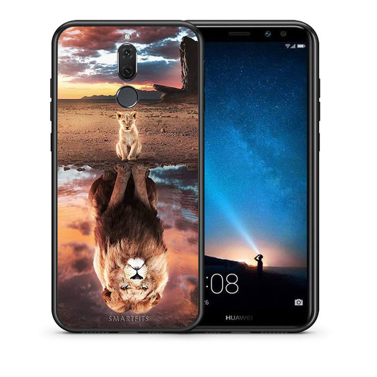 Θήκη Αγίου Βαλεντίνου Huawei Mate 10 Lite Sunset Dreams από τη Smartfits με σχέδιο στο πίσω μέρος και μαύρο περίβλημα | Huawei Mate 10 Lite Sunset Dreams case with colorful back and black bezels