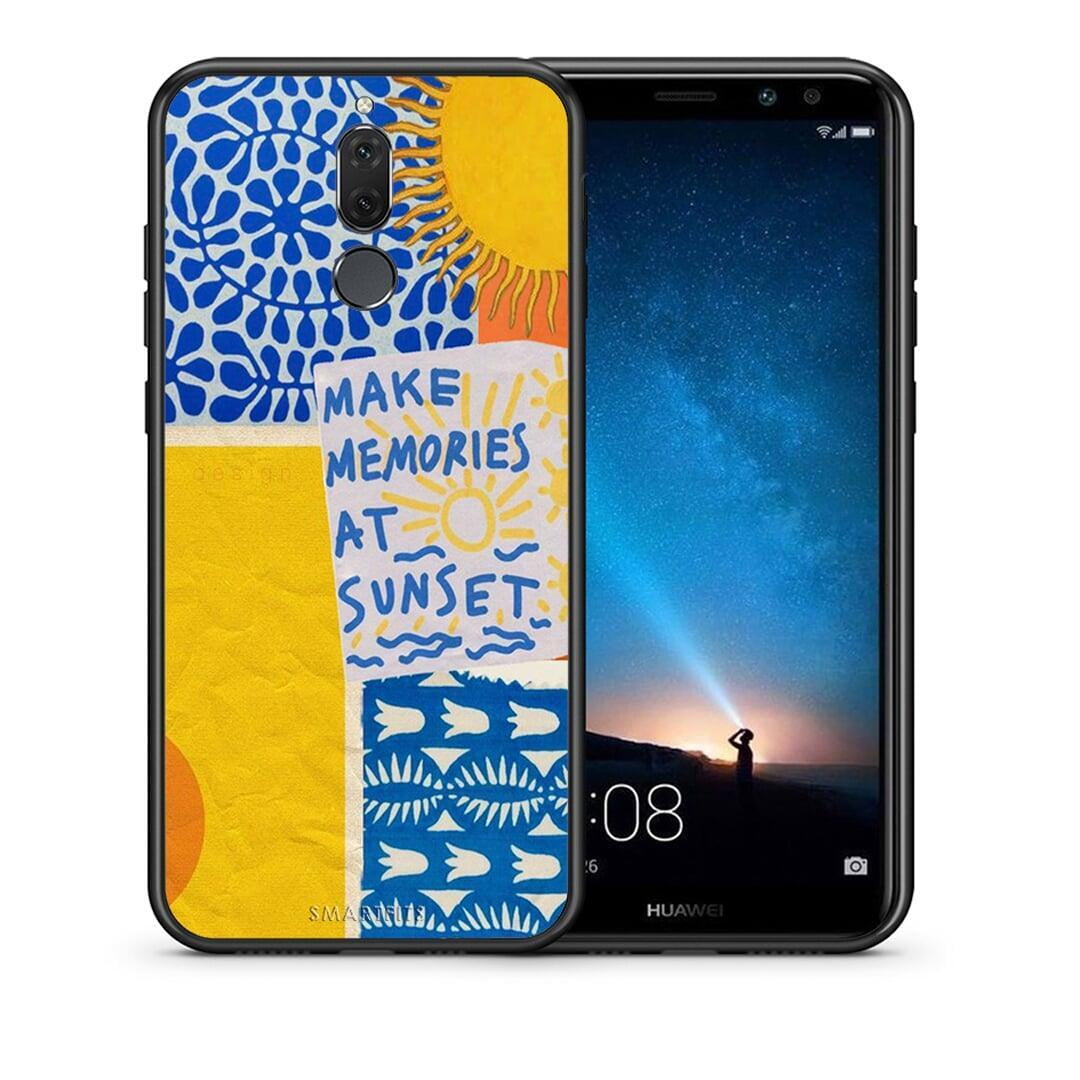 Θήκη Huawei Mate 10 Lite Sunset Memories από τη Smartfits με σχέδιο στο πίσω μέρος και μαύρο περίβλημα | Huawei Mate 10 Lite Sunset Memories case with colorful back and black bezels
