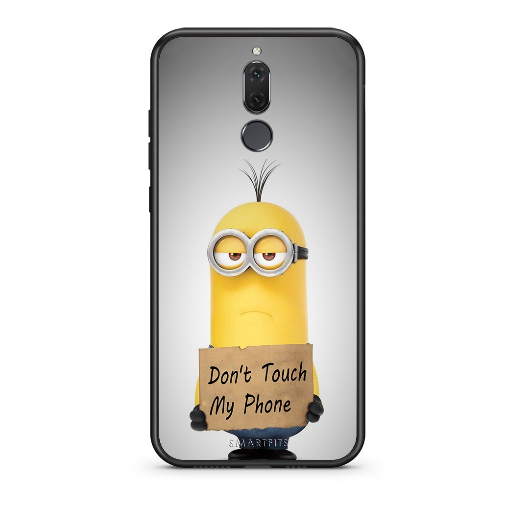 4 - huawei mate 10 lite Minion Text case, cover, bumper