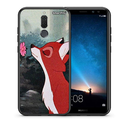Θήκη Huawei Mate 10 Lite Tod And Vixey Love 2 από τη Smartfits με σχέδιο στο πίσω μέρος και μαύρο περίβλημα | Huawei Mate 10 Lite Tod And Vixey Love 2 case with colorful back and black bezels