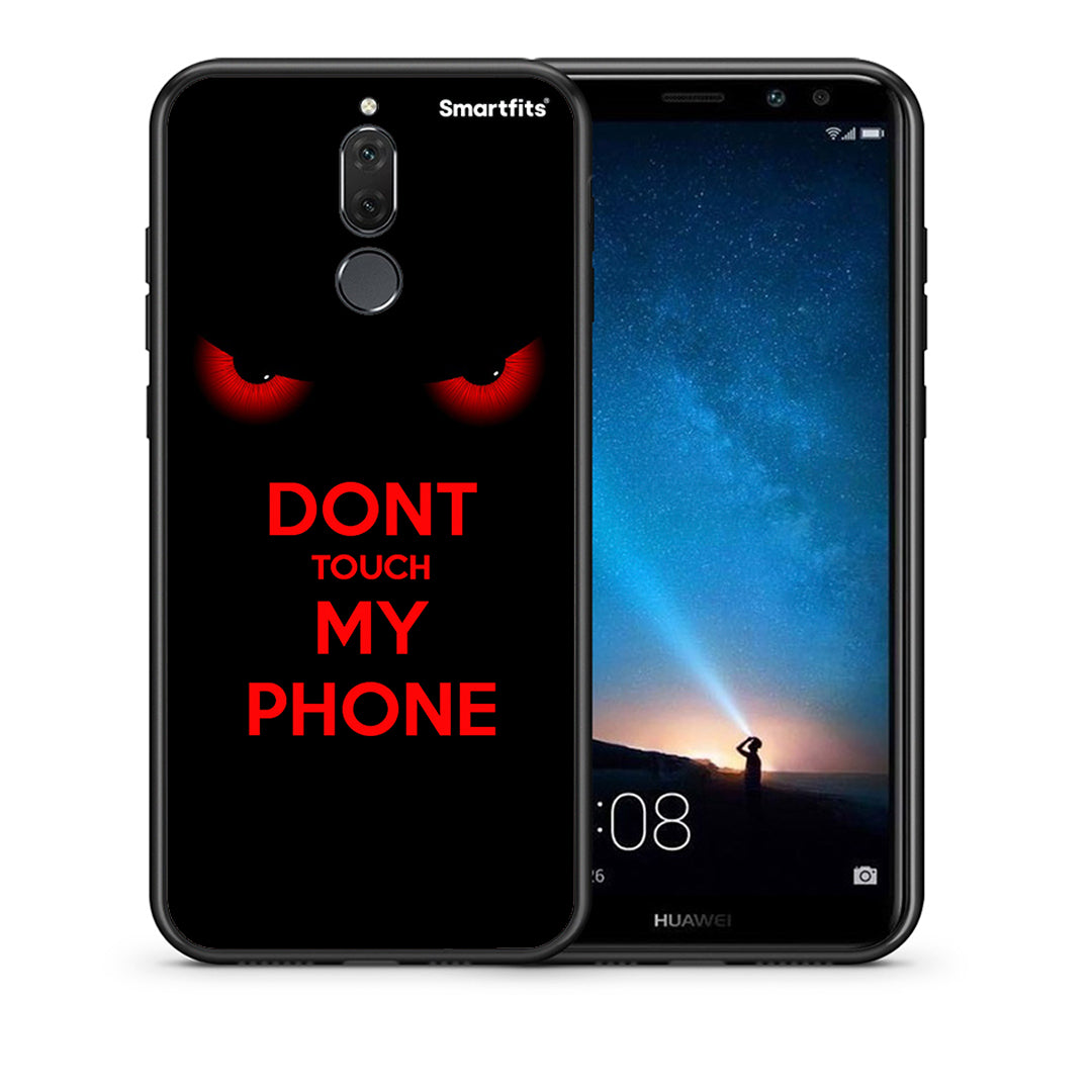Θήκη Huawei Mate 10 Lite Touch My Phone από τη Smartfits με σχέδιο στο πίσω μέρος και μαύρο περίβλημα | Huawei Mate 10 Lite Touch My Phone case with colorful back and black bezels