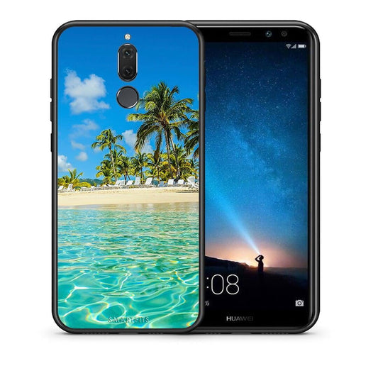 Θήκη Huawei Mate 10 Lite Tropical Vibes από τη Smartfits με σχέδιο στο πίσω μέρος και μαύρο περίβλημα | Huawei Mate 10 Lite Tropical Vibes case with colorful back and black bezels