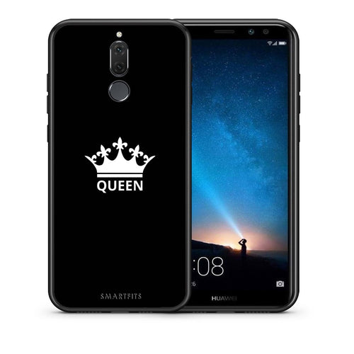 Θήκη Huawei Mate 10 Lite Queen Valentine από τη Smartfits με σχέδιο στο πίσω μέρος και μαύρο περίβλημα | Huawei Mate 10 Lite Queen Valentine case with colorful back and black bezels