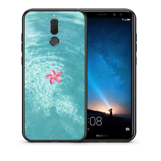 Θήκη Huawei Mate 10 Lite Water Flower από τη Smartfits με σχέδιο στο πίσω μέρος και μαύρο περίβλημα | Huawei Mate 10 Lite Water Flower case with colorful back and black bezels