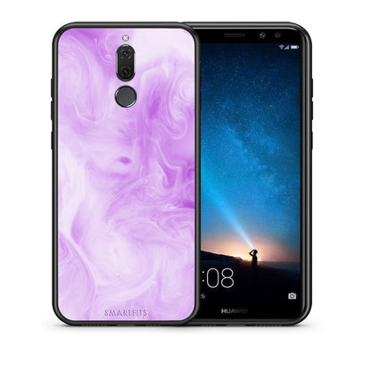 Θήκη Huawei Mate 10 Lite Lavender Watercolor από τη Smartfits με σχέδιο στο πίσω μέρος και μαύρο περίβλημα | Huawei Mate 10 Lite Lavender Watercolor case with colorful back and black bezels
